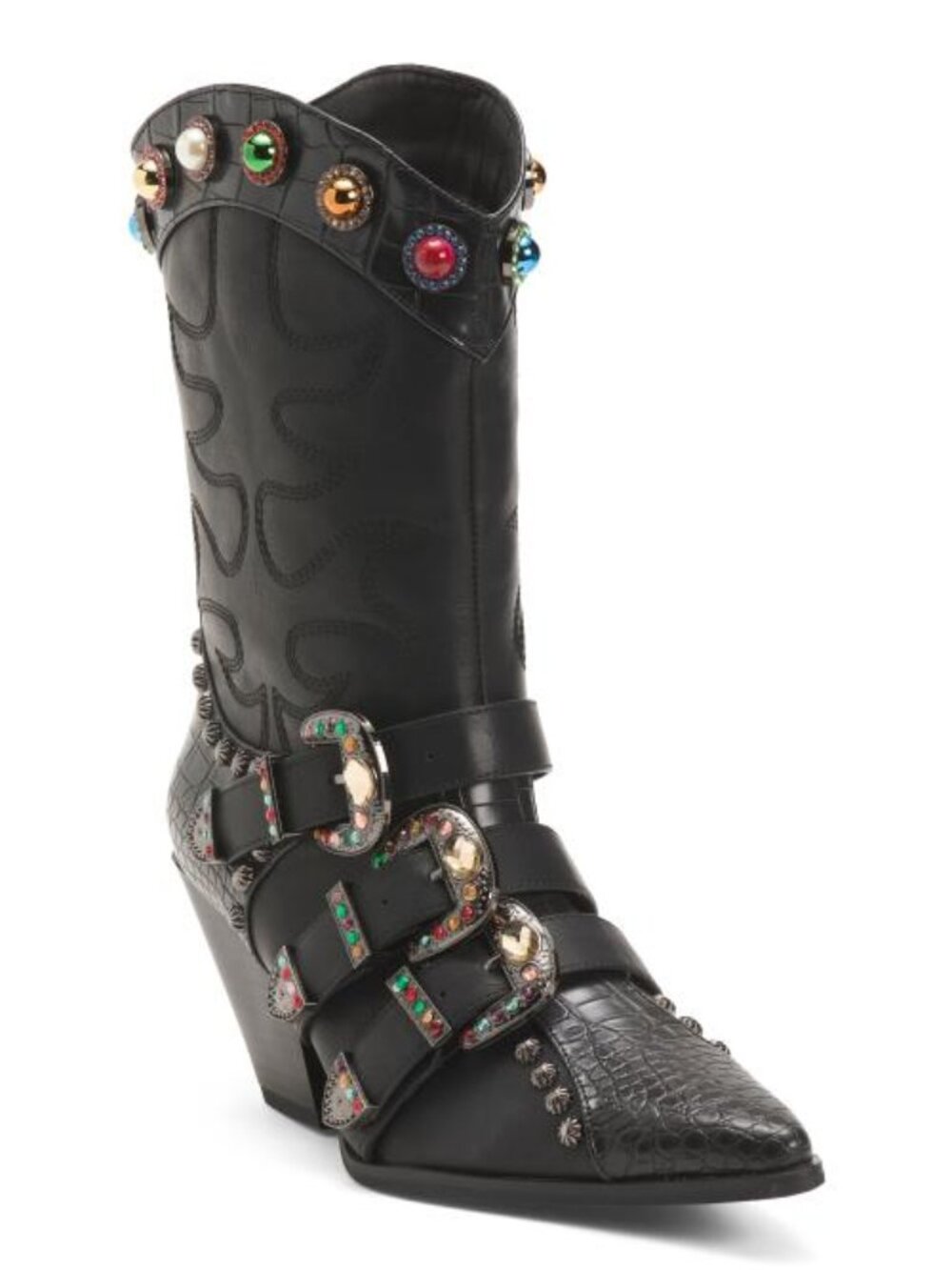 AZALEA WANG Willowe Western Boots - Picture 1 of 7